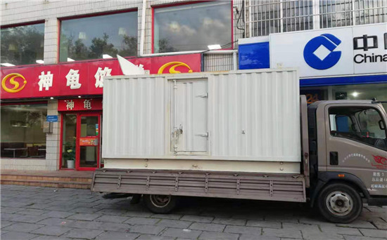 黔东南出租发电机施工案例
